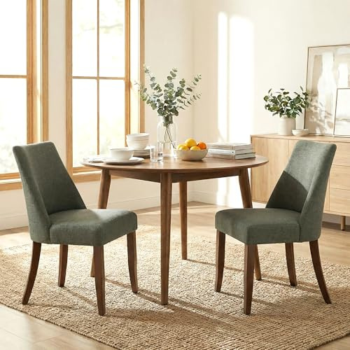 COLAMY Upholstered Dining Chairs Set of 2