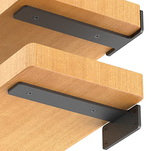 Starunder 6 Inch Floating Shelf Brackets (6 Pack)