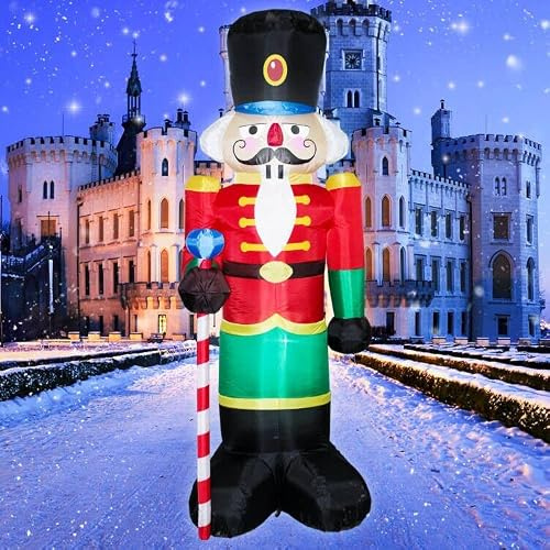 AJY 8FT Inflatable Nutcracker Soldier