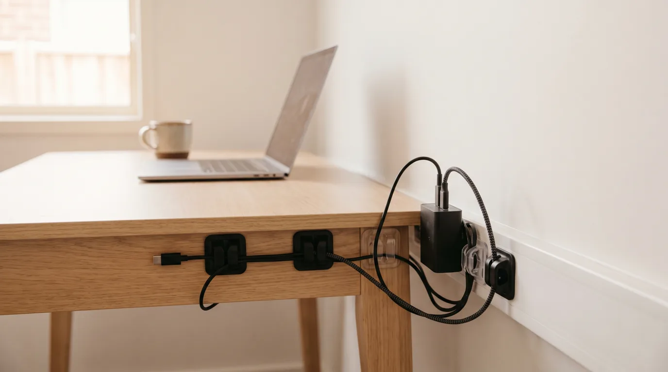 Best Cable Clips in Australia (2026): 8 Picks to Tame Desk Cord Chaos