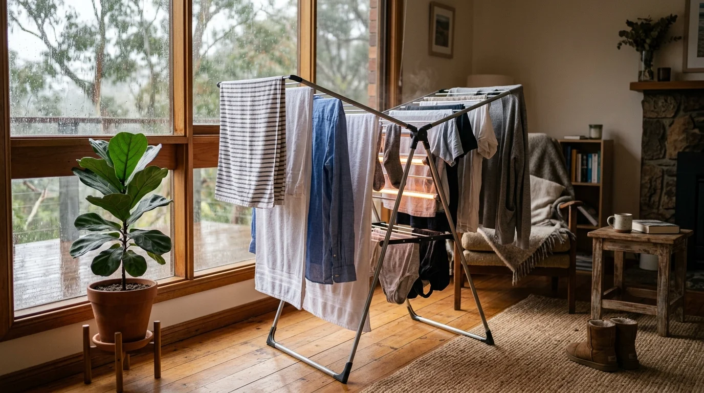 Best Heated Clothes Airer Australia 2026 — Cheap Indoor Drying