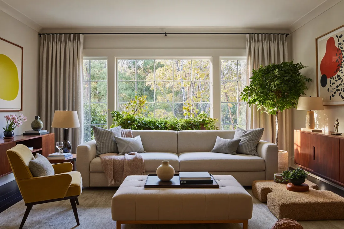 A professionally styled and staged Australian living room prepared for sale, illustrating the optional presentation costs a seller can choose to pay.