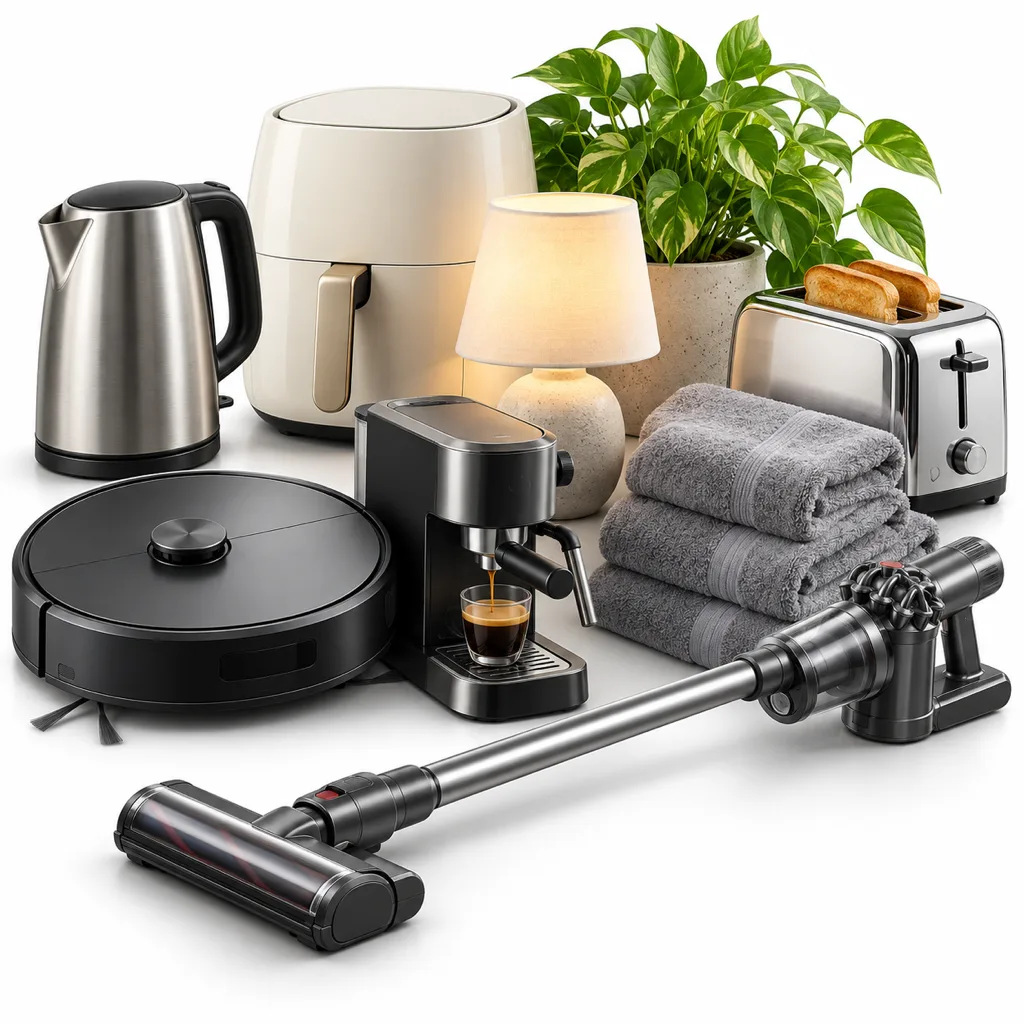 A collage of home products from the Homeowner Hub
