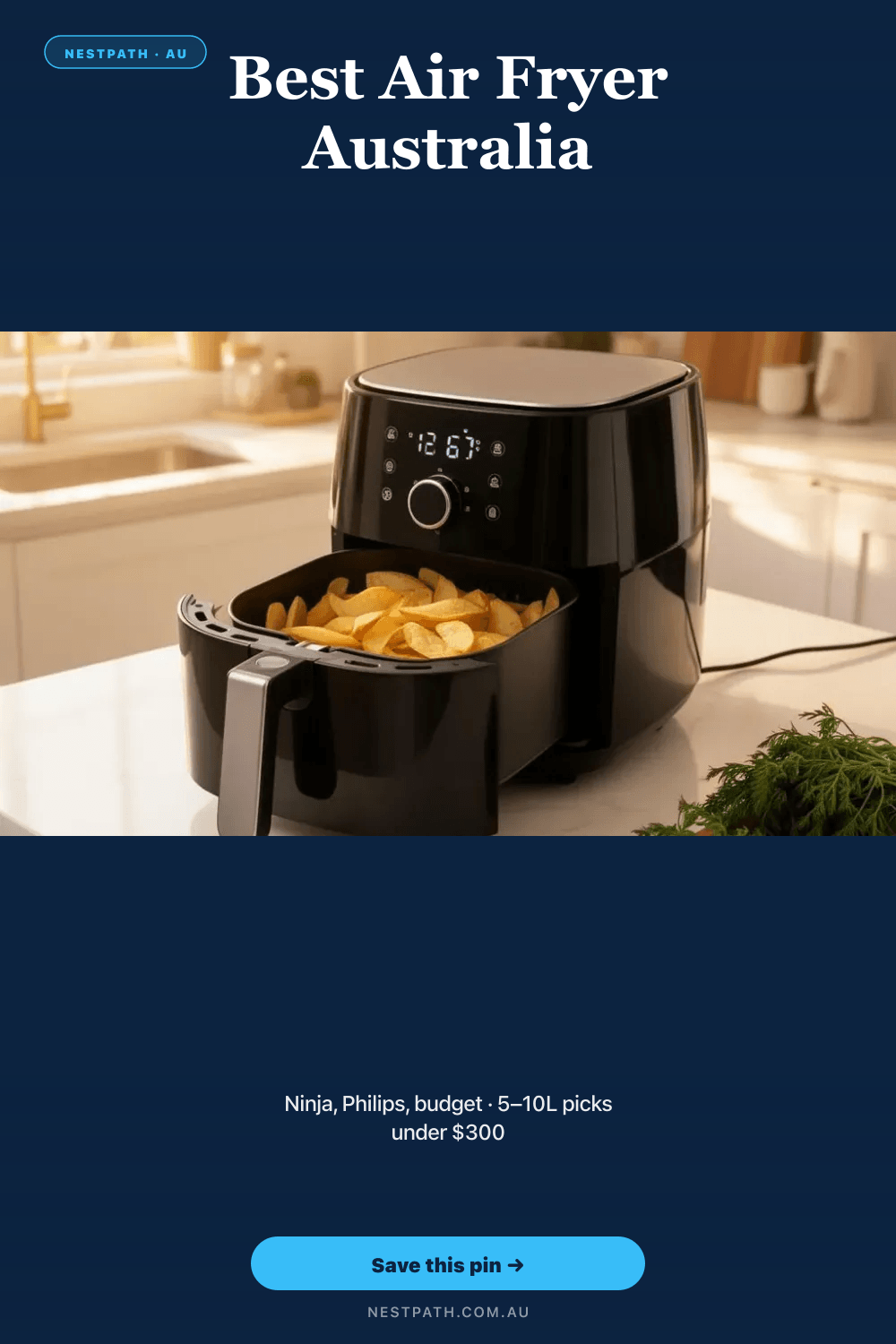 Pinterest pin — Best Air Fryer Australia
