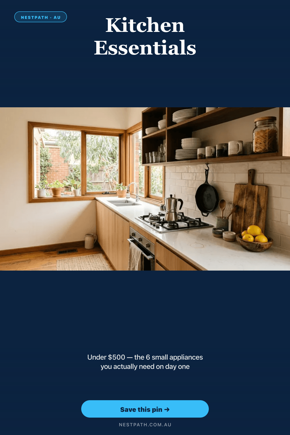 Pinterest pin — Kitchen Essentials