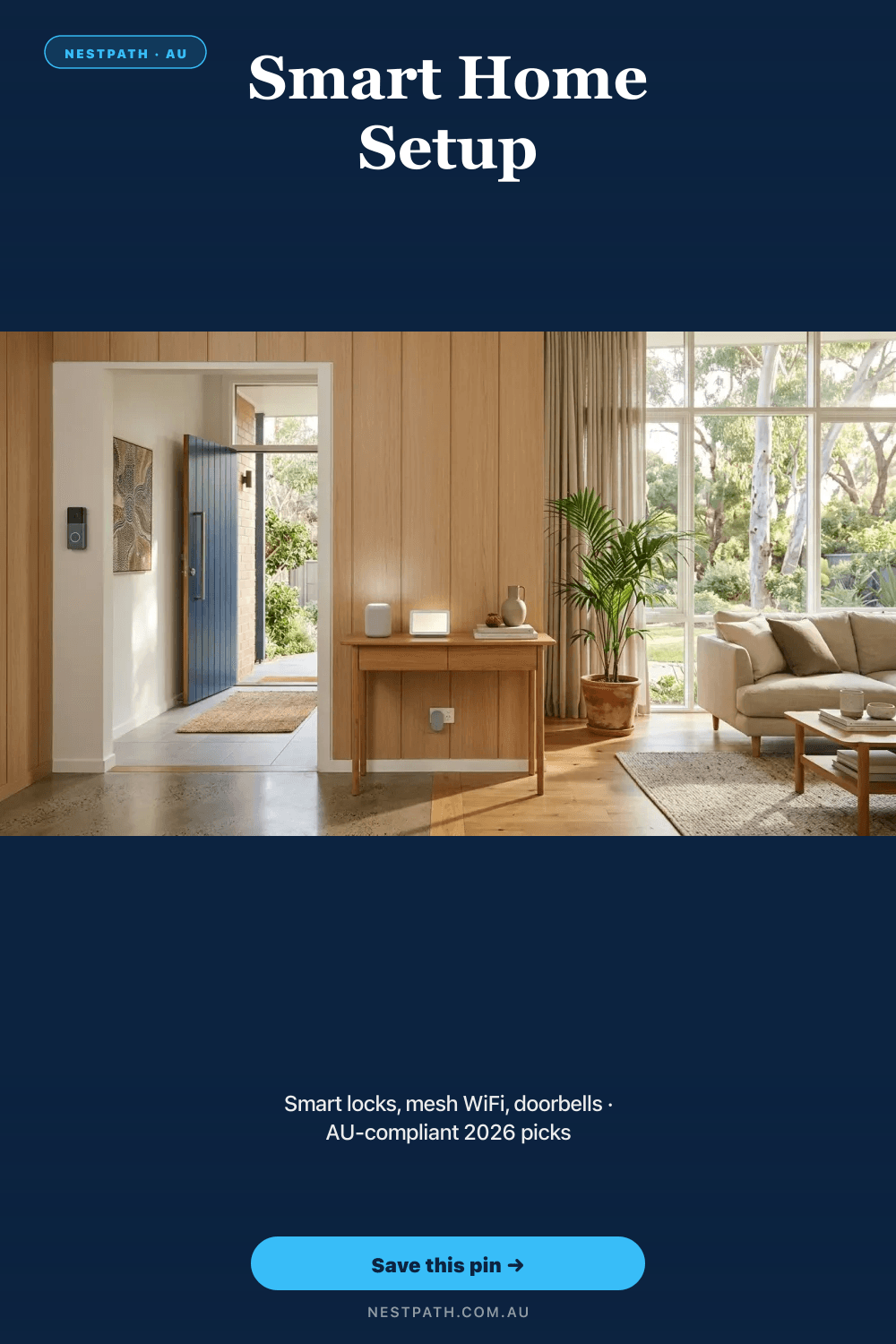 Pinterest pin — Smart Home Setup